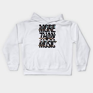 more than music Kids Hoodie